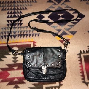 Leather Biker Hip Clip Purse
